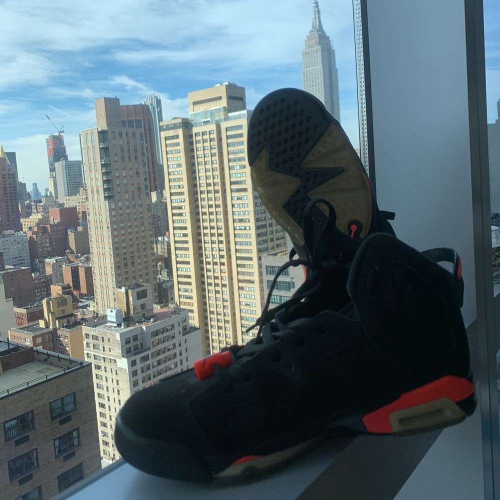 Jordan 6 Retro infared Black